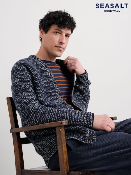 Seasalt Cornwall Blue Tresawls Cardigan (V27415) | €122