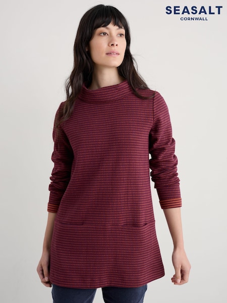 Seasalt Cornwall Purple Mawgan Porth Tunic (V27436) | €84