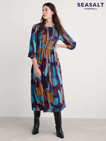 Seasalt Cornwall Blue Meadowsweet Dress (V27440) | €109