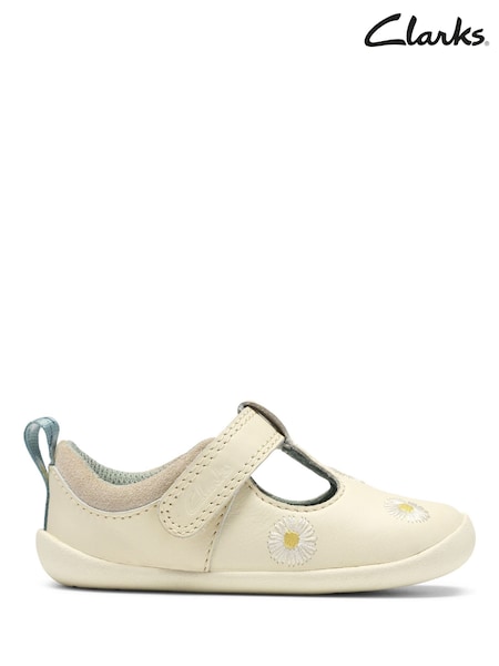 Cream - Clarks Pre Walker Flora Toddler Shoes