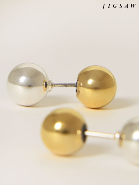 Jigsaw Reversible Stud Earrings (V27904) | ‏233 د.إ.‏
