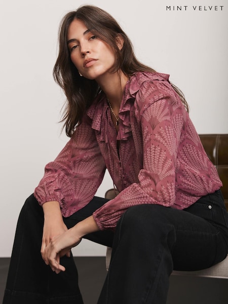 Mint Velvet Floral Print Blouse (V28299) | € 130