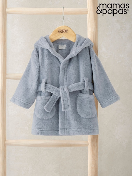 Mamas & Papas Blue Dinosaur Dressing Gown (V28336) | €36