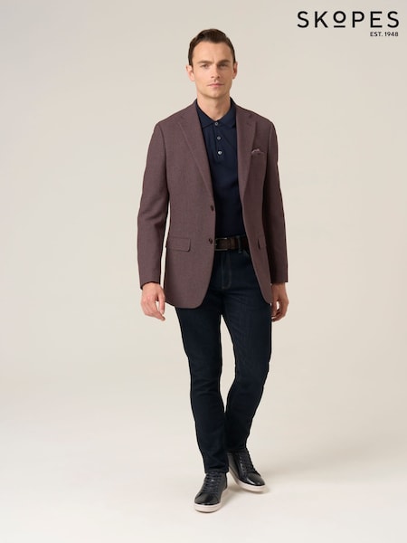Skopes Red Beckwith Tailored Fit Jacket (V28375) | AED635