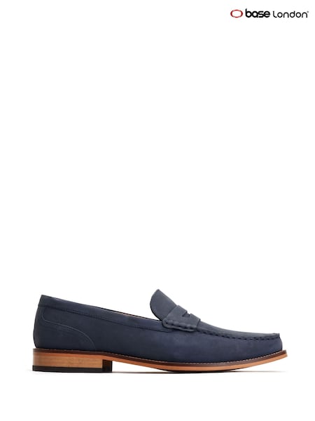 Base London Blue Garfield Penny Loafer (V28514) | AED408