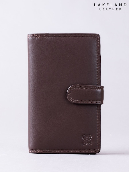 Lakeland Leather Brown Medium Tab Purse (V29230) | R$ 295