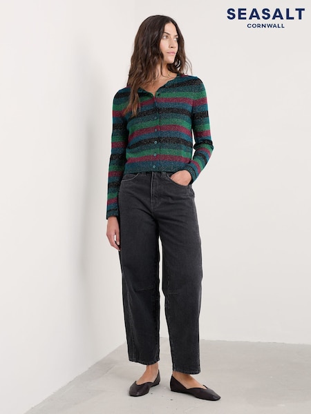 Seasalt Cornwall Dark Green Tern Tide Cardigan (V29303) | €114