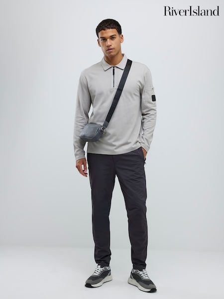 River Island Grey Skinny Fit Stretch Chinos (V29465) | €59