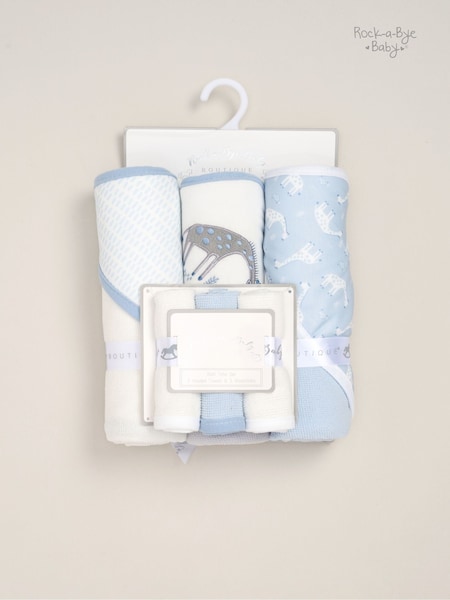 Camo azul - Rock-A-Bye Baby Boutique Hooded Towels 3 Pack (V29497) | R$ 215