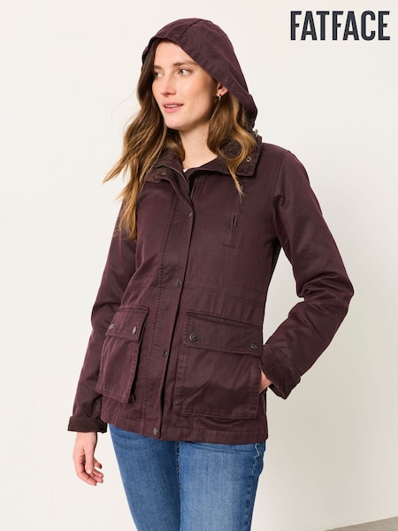 Plum Purple - Fatface Heritage Jacket