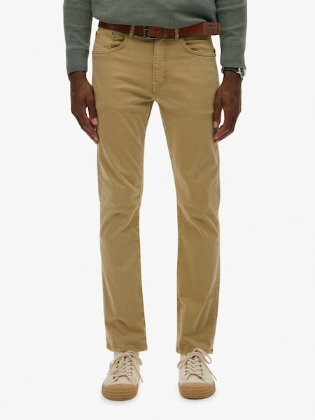 Superdry Brown The Merchant Store Sateen Five Pocket Joggers (V29635) | R$ 545