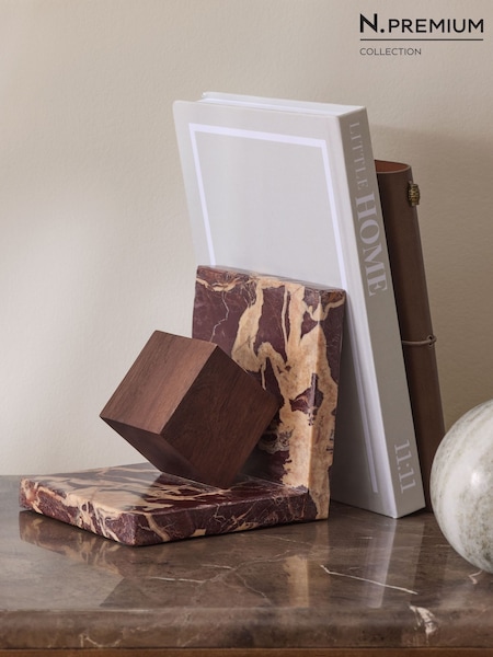 N. Premium And Mango Wood Bookend