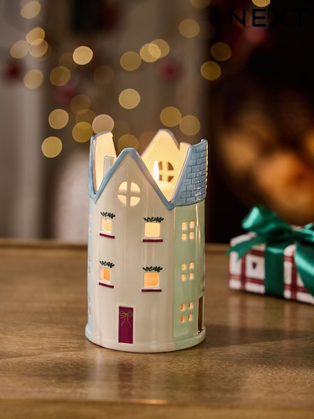 Ceramic House Lantern