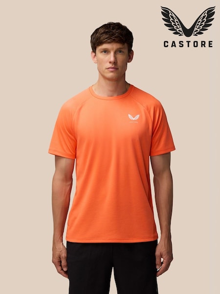 Castore Orange Adapt Printed T-Shirt (V29744) | R$ 315