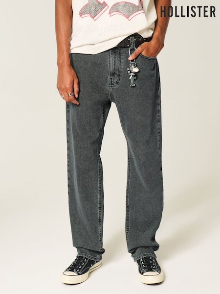 Hollister Loose Blue Light Wash 5 Pocket Jeans (V29853) | € 62