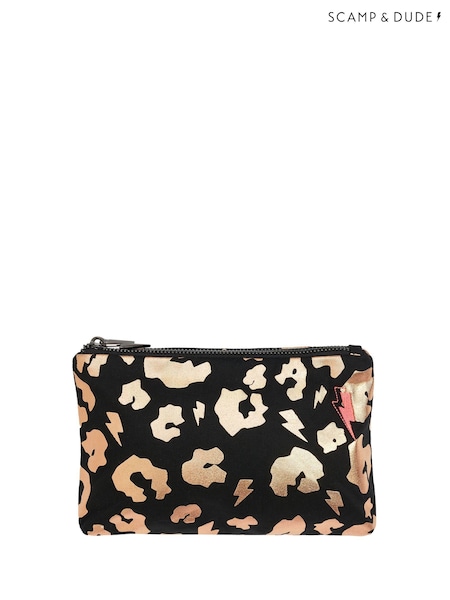 SCAMP & DUDE Black Swag Bag Leopard And Lightning Bolt (V30060) | €40
