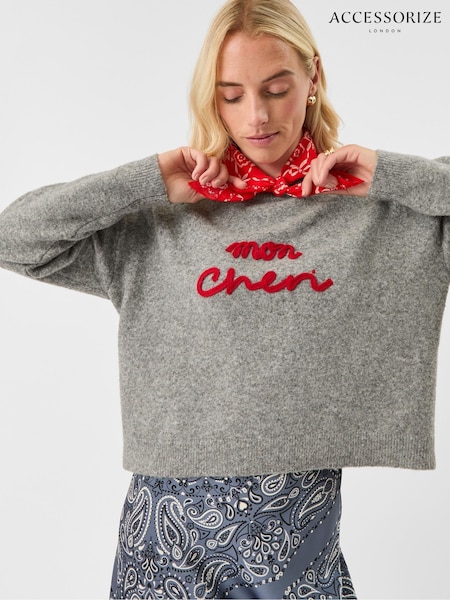 Accessorize Grey Mon Cheri Jumper (V30254) | €63