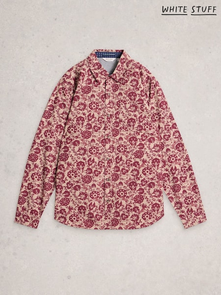 White Stuff Purple Finsbury Folk Print Shirt (V30551) | 318 QAR