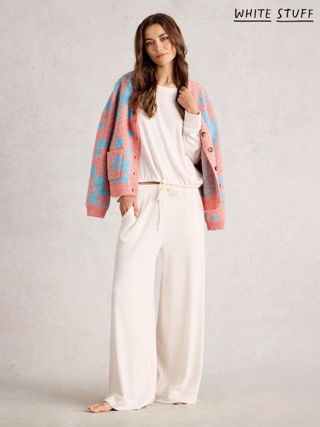 White Stuff White Cosy Rib Bottom Jersey (V30593) | AED262