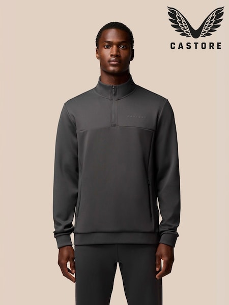 Castore Grey Flex Quarter Zip Sweatshirt (V30618) | €83
