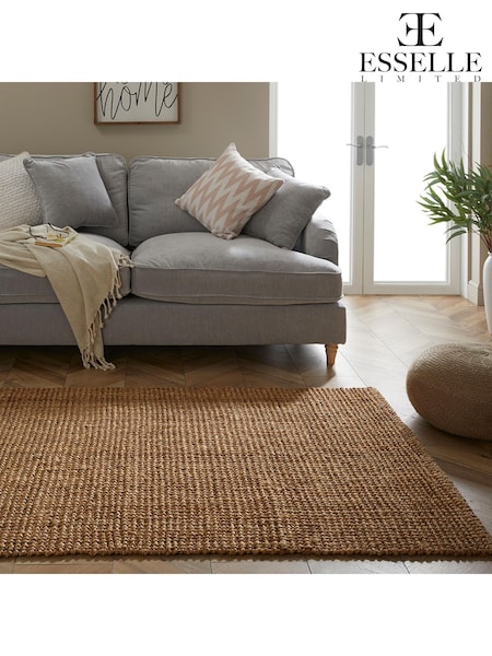 Esselle Natural Whitefield Handwoven Boucle Rug (V30754) | AED699