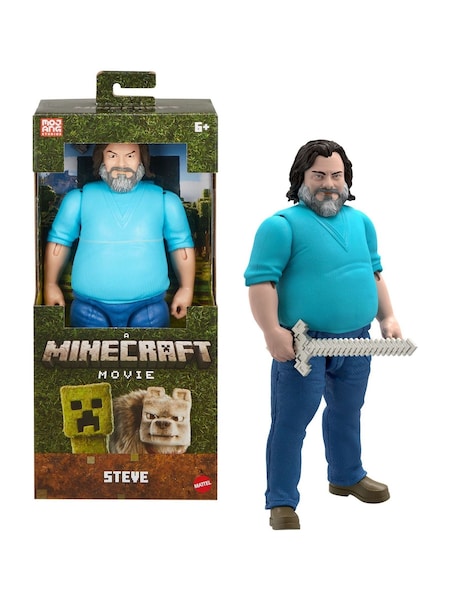 Mattel Games Minecraft Movie Steve Large Figure (V30942) | €27
