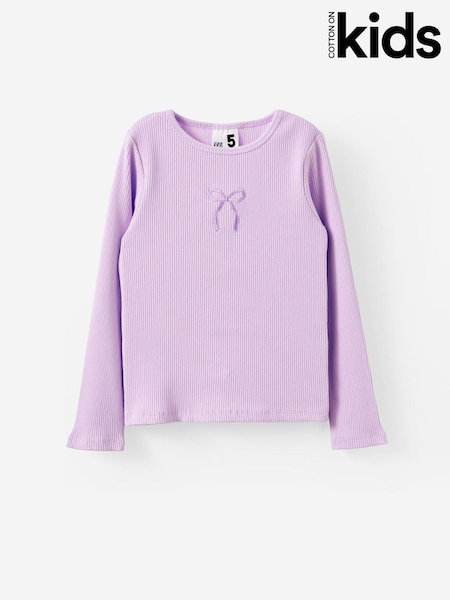 Lila - Cotton On Jade Crew Top (V30965) | 19 €