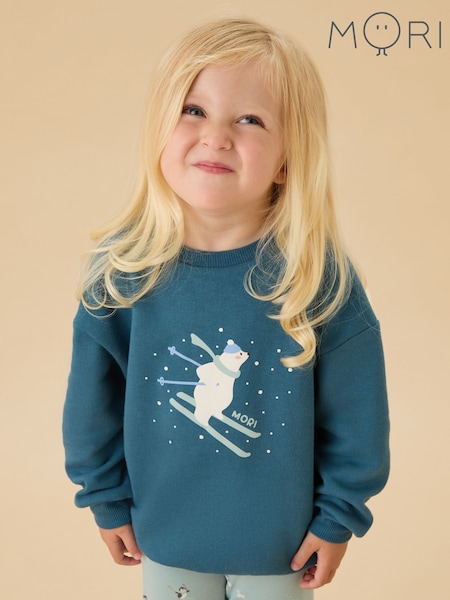 Braun - MOR Hearts Print Supersoft Oversized Sweatshirt (V31000) | 41 € - 44 €