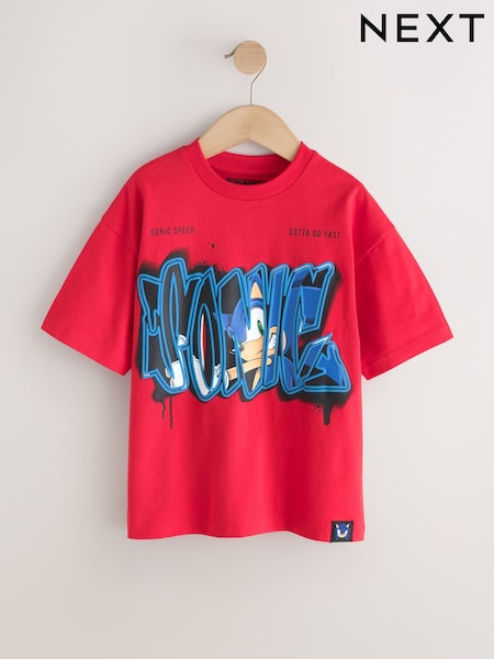 Red - Sonic T-shirt (3-16yrs)