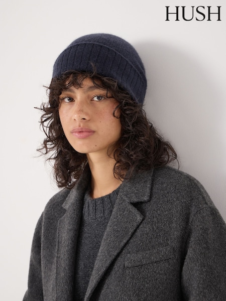 Hush Blue Cashmere Beanie (V31372) | €69