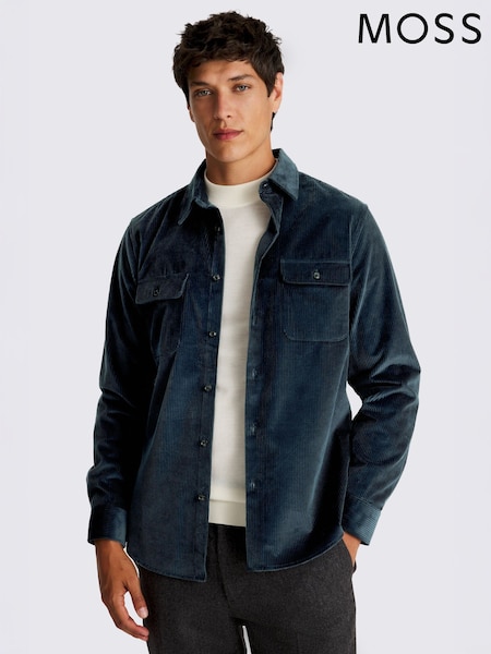 Corduroy 100% Cotton Overshirt (V31420) | 297 QAR