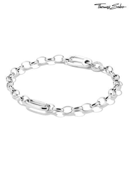 Thomas Sabo Silver Plated Charm Connect Link Bracelet (V31899) | €102