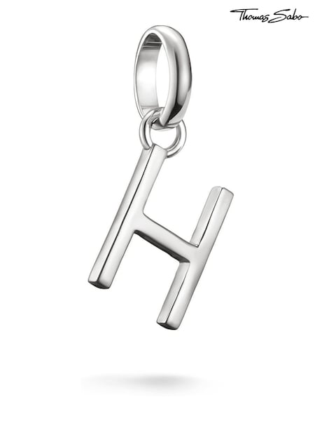 Thomas Sabo Silver Charm Connect Letter H Pendant (V31917) | €28