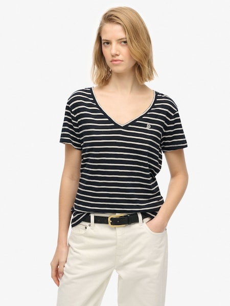 Superdry Studios Slub Embroidered T-Shirt (V31994) | R$ 195