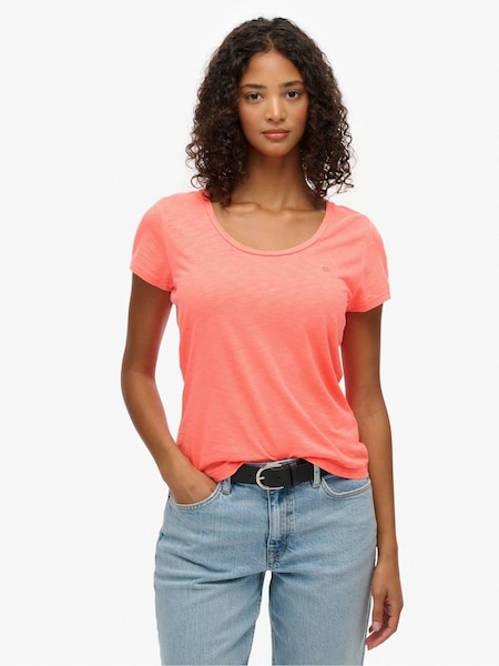 Superdry Pink Studios Scoop Neck T-Shirt (V31996) | €25