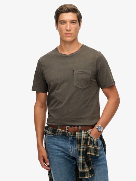Superdry Blue Classic Essential Pocket T-Shirt (V32004) | 114 QAR