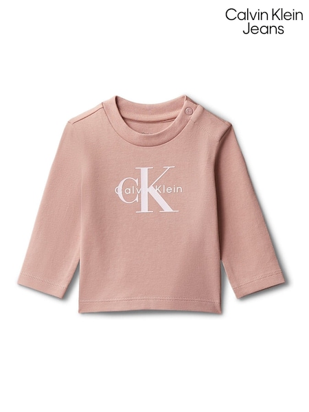 Calvin Klein Jeans Pink Long Sleeve T-Shirt (V32753) | €33
