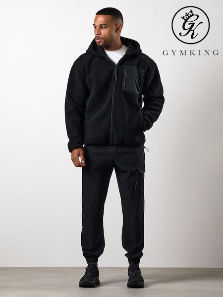 Gym King Terrace Full Zip Borg Jacket (V32953) | R$ 790