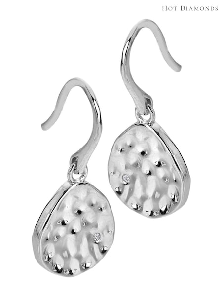Hot Diamonds Sterling Silver Marble Earrings (V34018) | ‏390 ر.ق.
