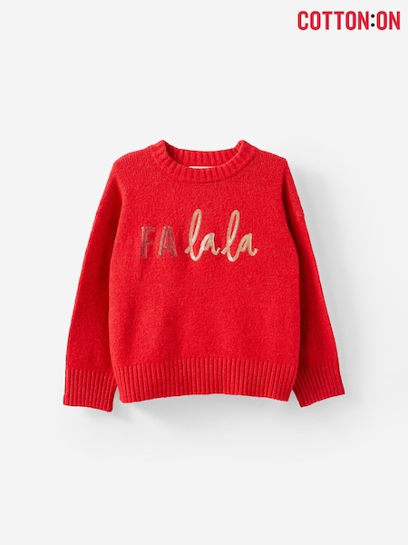 Cotton On Red Sam Soft Knit Jumper (V34372) | R$ 245