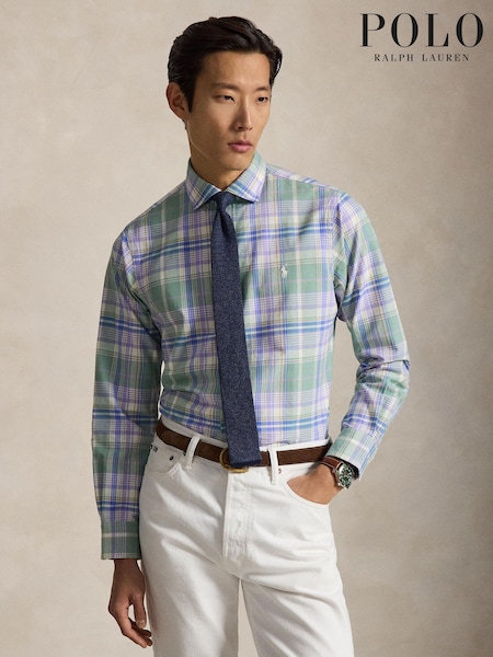 Grün - Regular Polo Ralph Lauren Classic Oxford Check Shirt
