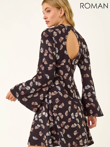 Roman Leaf Godet Hem Dress (V34521) | € 68