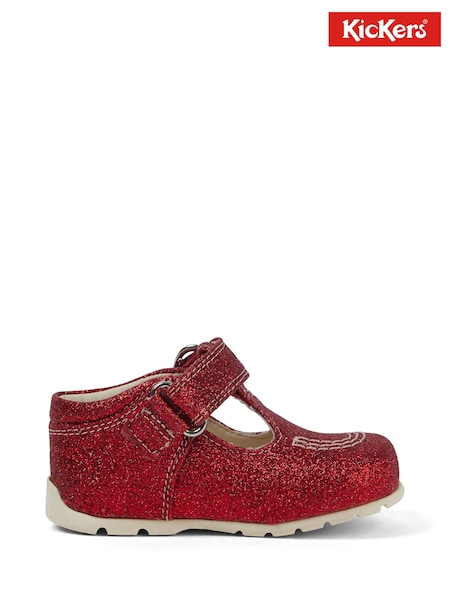 Kickers Red Kick T Glitter Shoes (V34683) | €44