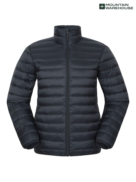 Mountain Warehouse Black Featherweight Extreme Mens Down Jacket (V34893) | R$ 830