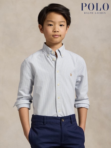 Polo Ralph Lauren Blue Stripe Classic Oxford Shirt (V34946) | €140 - €166