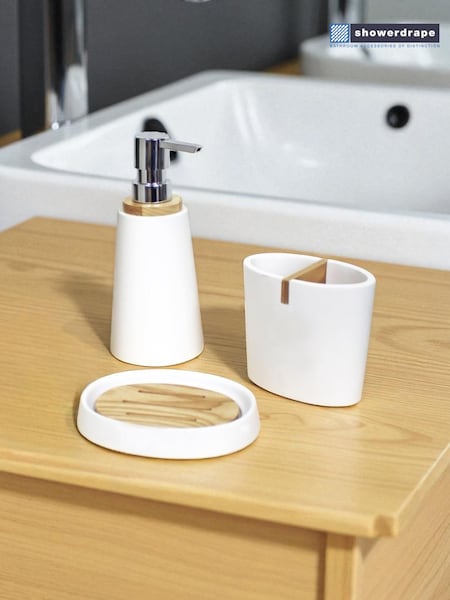 Showerdrape Sonata 3 Piece Bathroom Accessory Set (V35240) | 48 €