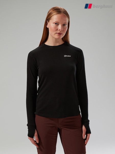 Berghaus Black Ivyhill Crew Neck T-Shirts (V35271) | €58
