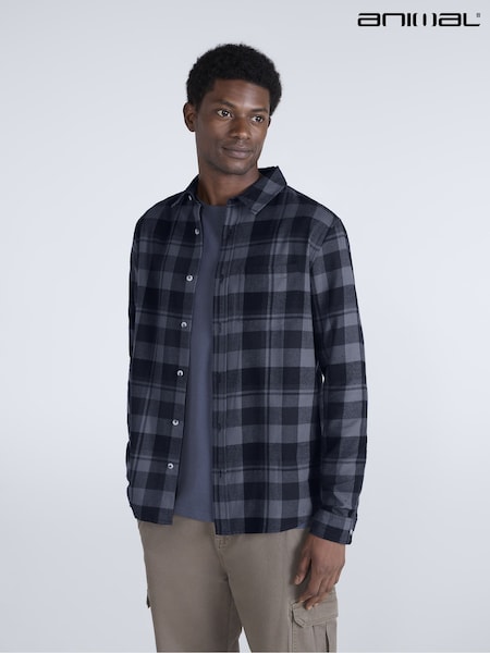 Animal Grey Cove Flannel Shirt (V35280) | €59.50