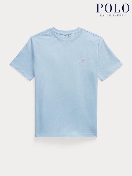 Синий - Polo Ralph Lauren Cotton T-Shirt (V35311) | 31 230 тг - 35 130 тг