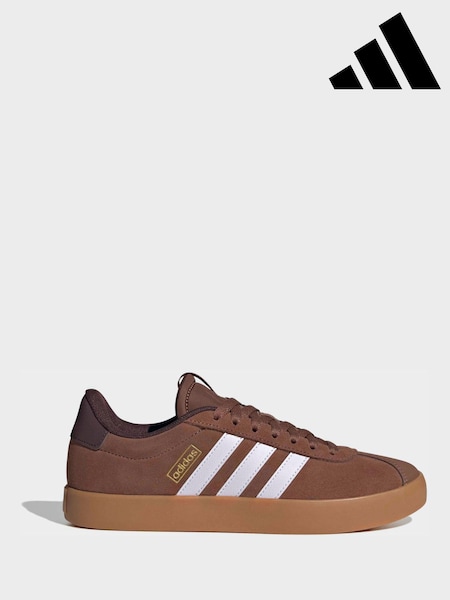 Brown - Adidas Vl Court 3.0 Women Trainers